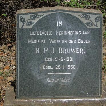 BRUWER H.P.J. 1901-1950
