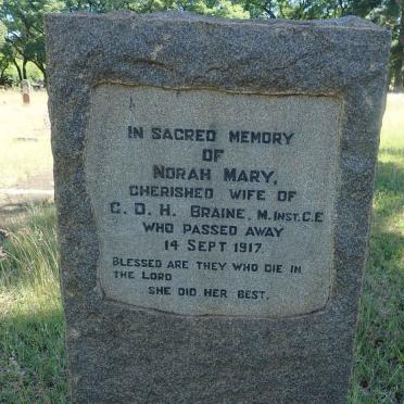 BRAINE Norah Mary -1917