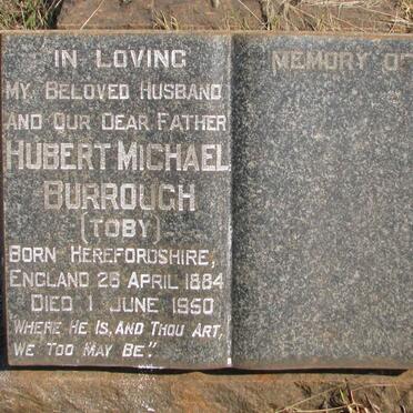 BURROUGH Hubert Michael 1884-1950