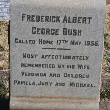 BUSH Frederick Albert George -1955
