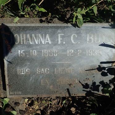 BUYS Johanna F.C. 1938-1939