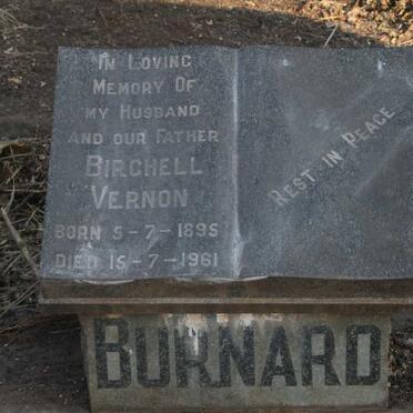 BURNARD Birchell Vernon 1895-1961