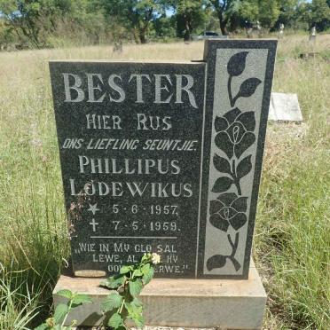 BESTER Phillipus Lodewikus 1957-1959