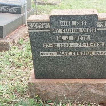 BEETS W.J. 1833-1921