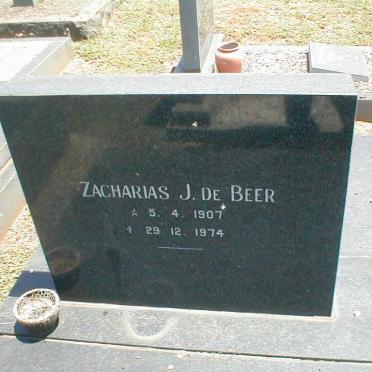 BEER Zacharias J., de 1907-1974
