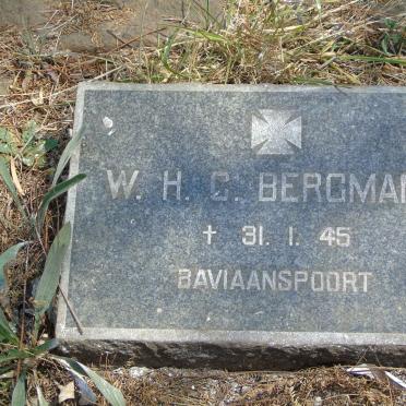BERGMANN W.H.C. -1945