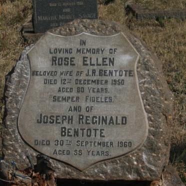 BENTOTE Joseph Reginald -1960 &amp; Rose Ellen -1950