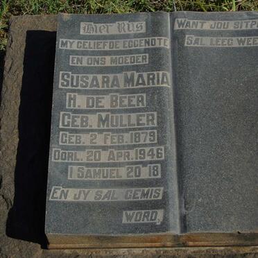 BEER Susara Maria H., de nee MULLER 1879-1946