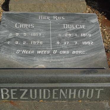 BEZUIDENHOUT Chris 1917-1976 & Dulcie 1919-1992