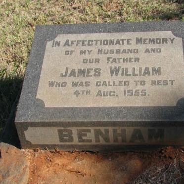BENHAM James William -1955