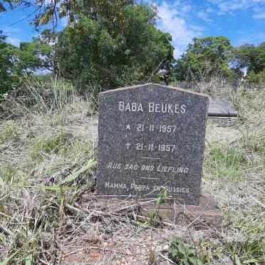 BEUKES Baba 1957-1957