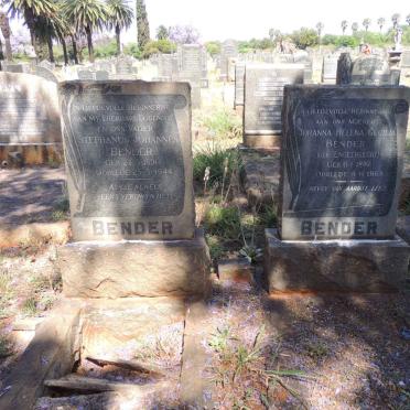 BENDER Stephanus Johannes 1890-1944 &amp; Johanna Helena Cecilia ENGELBRECHT 1897-1968