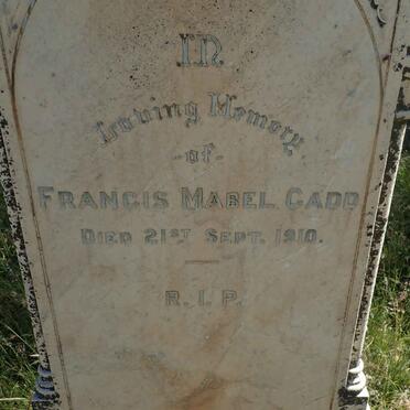 CADD Francis Mabel -1910