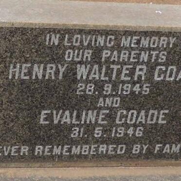 COADE Henry Walter -1945 & Evaline -1946