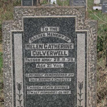 CULVERWELL Helen Catherine -1939