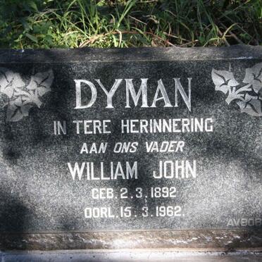 DYMAN William John 1892-1962