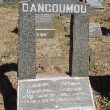 DANGOUMOU Jackomina 1921-1941 :: DANGOUMOU Johannes 1928-1940 