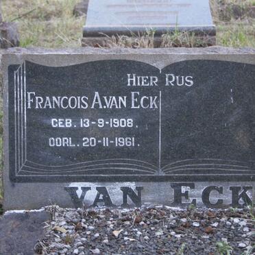 ECK Francois A., van 1908-1961