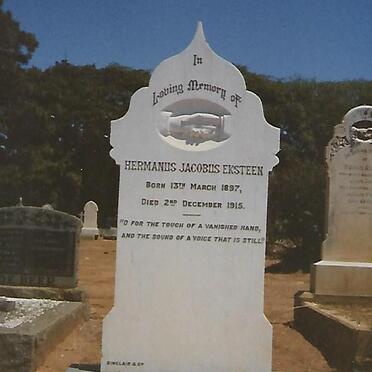 EKSTEEN Hermanus Jacobus 1897-1915