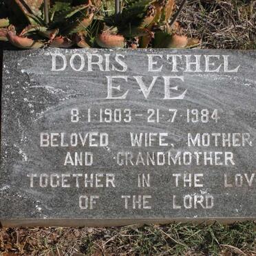 EVE Doris Ethel 1903-1984