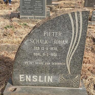ENSLIN Pieter Schalk Johan 1938-1956