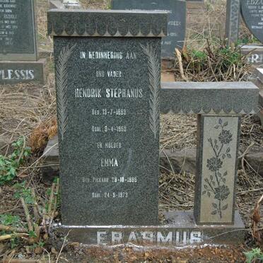 ERASMUS Hendrik Stephanus 1893-1950 & Emma PICKARD 1899-1973