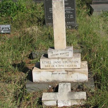EDGINTON Ethel Jane -1970