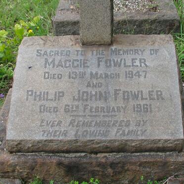 FOWLER Philip John -1960 &amp; Maggie -1947