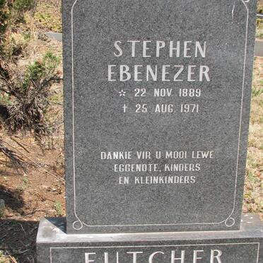 FUTCHER Stephen Ebenezer 1889-1971