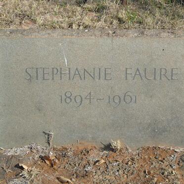 FAURE Stephanie 1894-1961