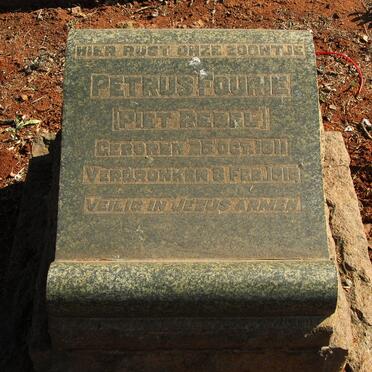 FOURIE Petrus 1911-1919