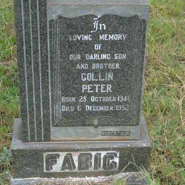 FABIC Collin Peter 1946-1952