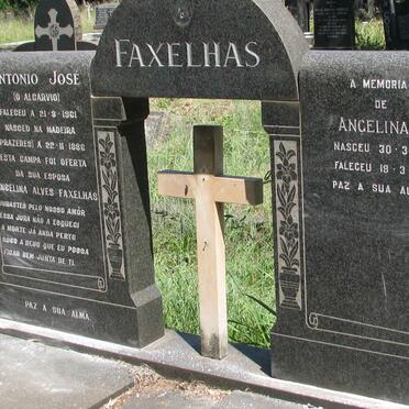 FAXELHAS Antonio Jose 1886-1961 &amp;  Angelina C. 1882-1969