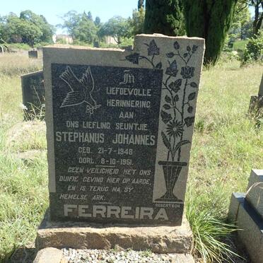 FERREIRA Stephanus Johannes 1948-1951