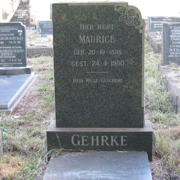 GEHRKE Maurice 1895-1960