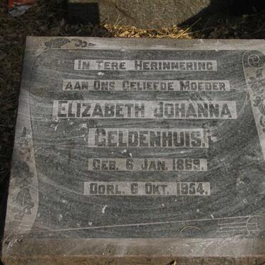 GELDENHUIS Elizabeth Johanna 1869-1954