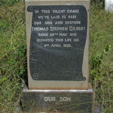 GILBERT Thomas Stephen 1915-1936