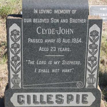 GILLESPIE Clyde-John -1954