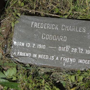 GODDARD Frederick Charles 1910-1967 