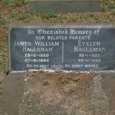 HAGERMAN James William 1880-1945 & Evelyn 1883-1960