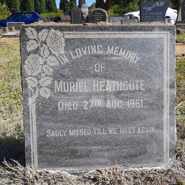 HEATHCOTE Muriel -1961