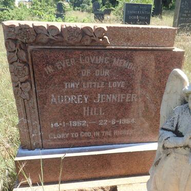 HILL Audrey Jennifer 1952-1954