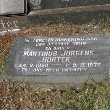HURTER Martinus Jurgens 1960-1979