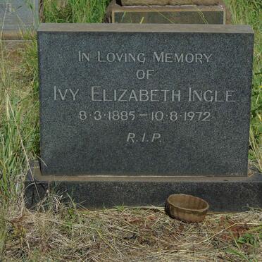 INGLE Ivy Elizabeth 1885-1972