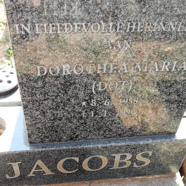 JACOBS Dorothea Maria 1958-1996
