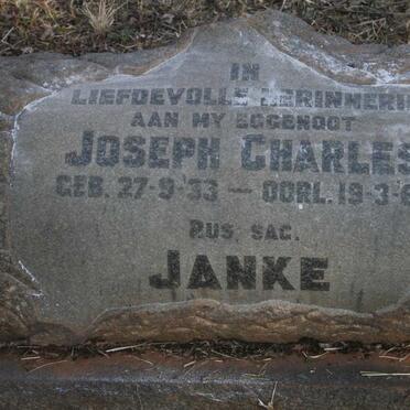 JANKE Joseph Charles 1933-1961