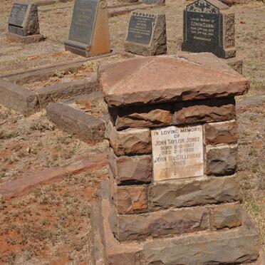 JONES John Taylor 1907-1930 :: JONES John McGillivray 1938-1963