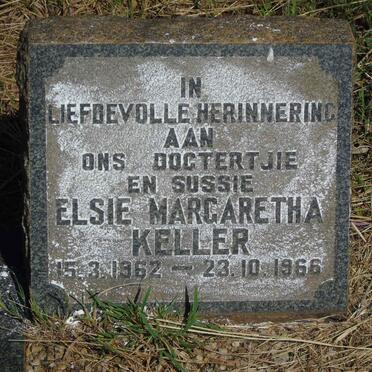 KELLER Elsie Margaretha 1962-1966