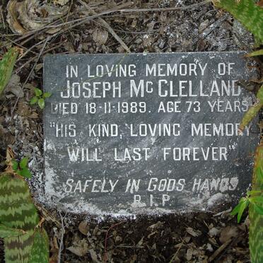 MCCLELLAND Joseph -1989