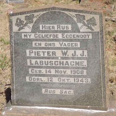 LABUSCHAGNE Pieter W.J.J. 1908-1943